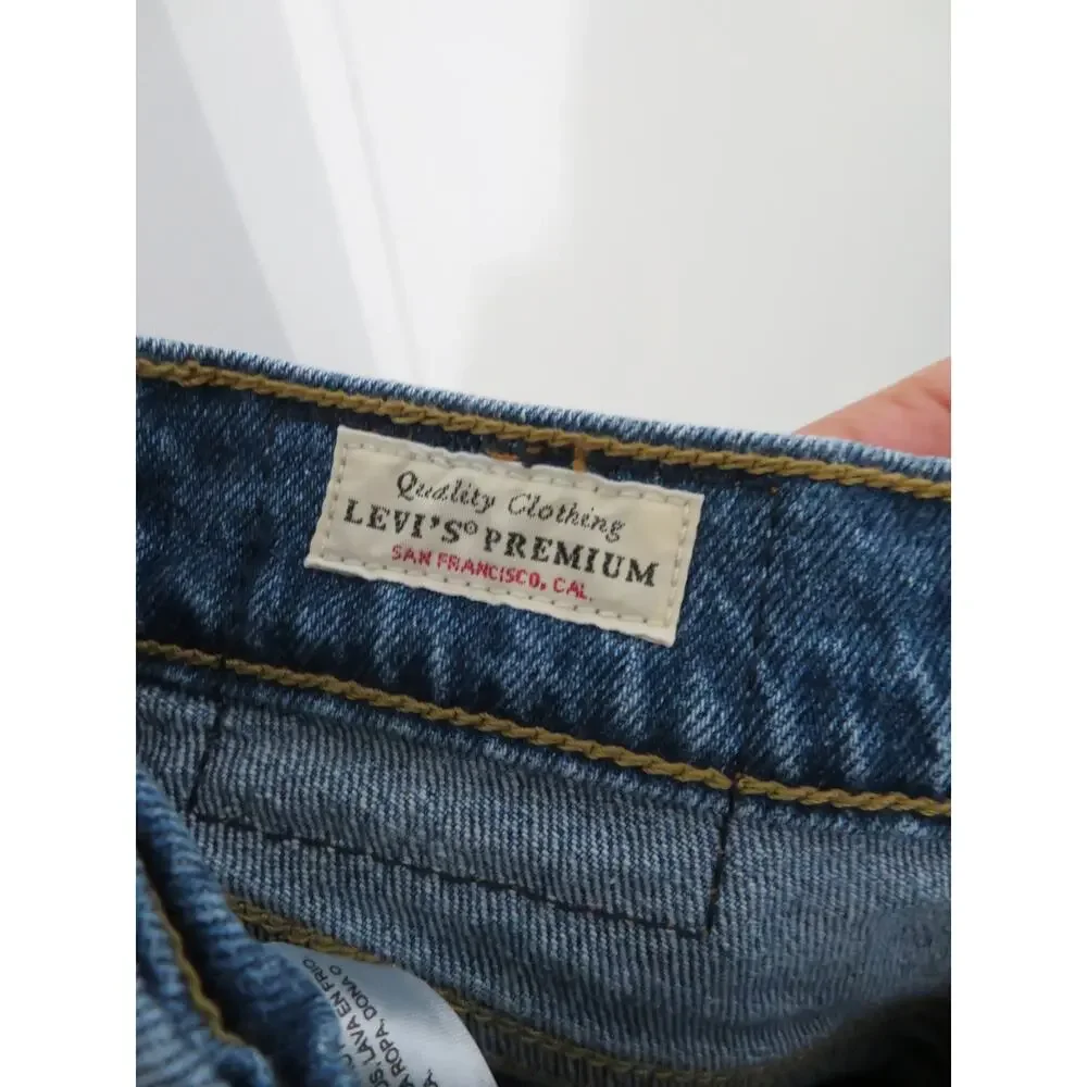 Levi's Women Sz 29 Blue High Flare High Rise Flare Jeans Retro Vintage Everyday